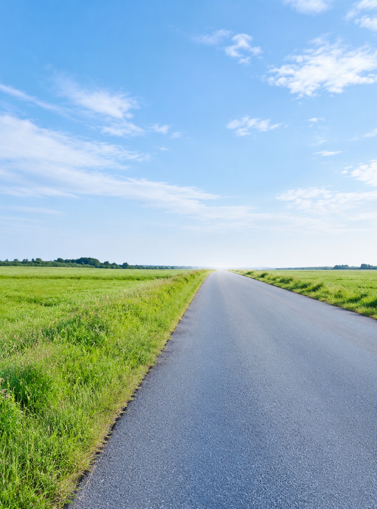 An open road leading toward a bright horizon