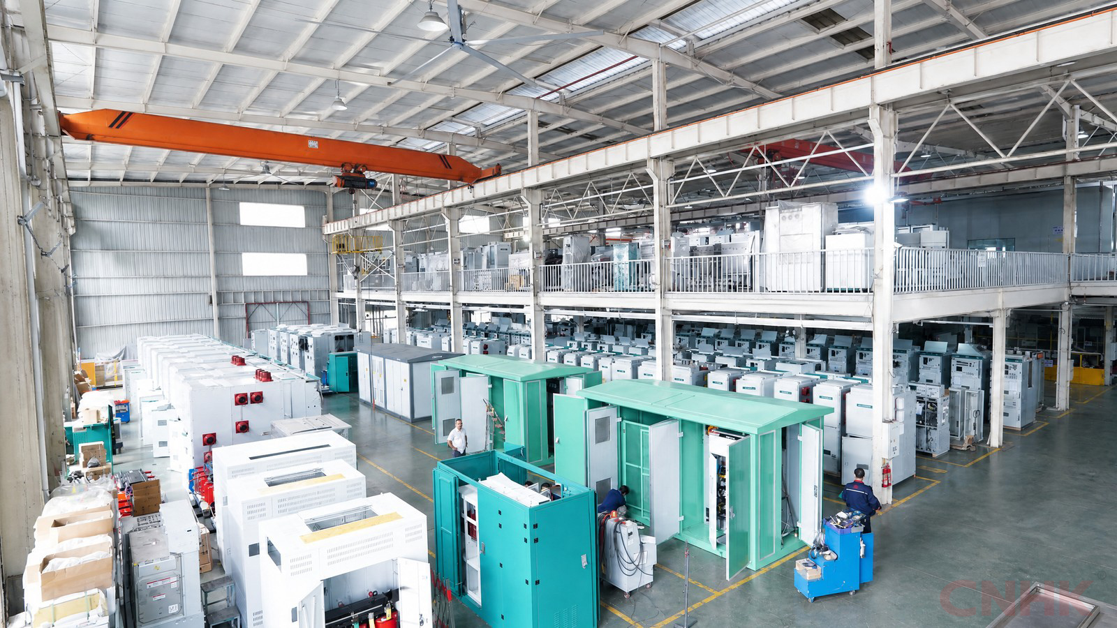 Switchgear assembly hall at Huanghua Group