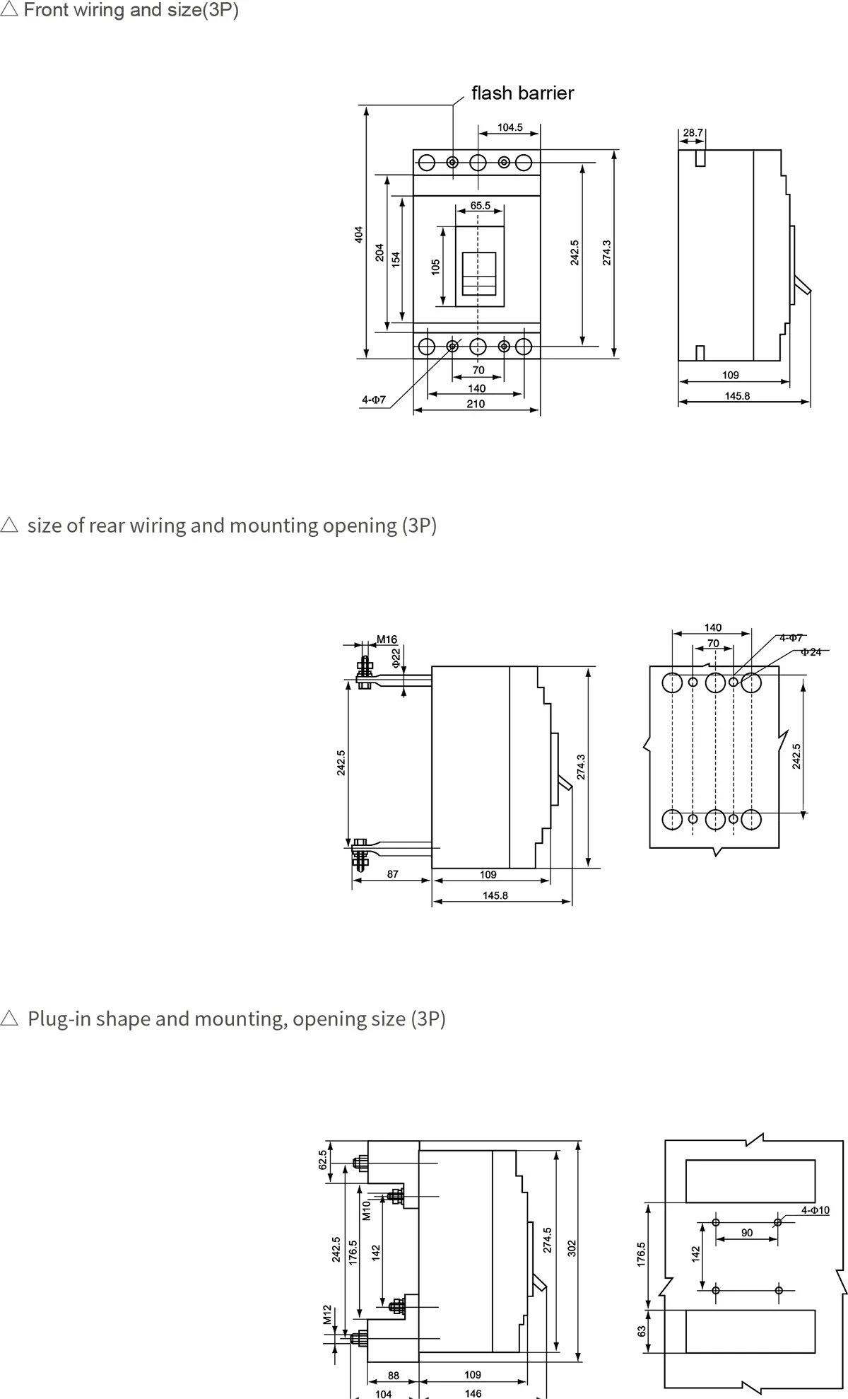 HKM1 Series Molded Case Circuit Breaker (MCCB) detail